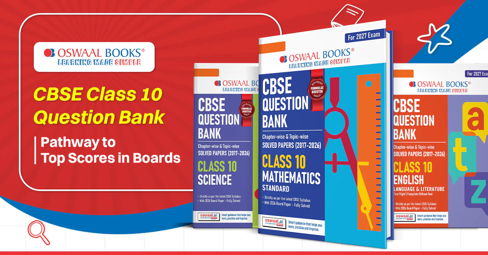 Best CBSE Books for Class 10 for 2027 Exam